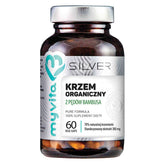 Silikon Organik daripada Pucuk Buluh 70% Asid Silik Semula Jadi Ekstrak Terpiawai 300 MG 60 Kapsul MYVITA SILVER PURE